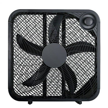 Mainstays 20-inch 3-Speed Box Fan FB50-16HB Black FB50-16HBV