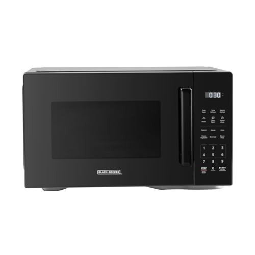 BLACK+DECKER Countertop Microwave Oven, 1.1 Cu.Ft,1000W,Child Safety,Black