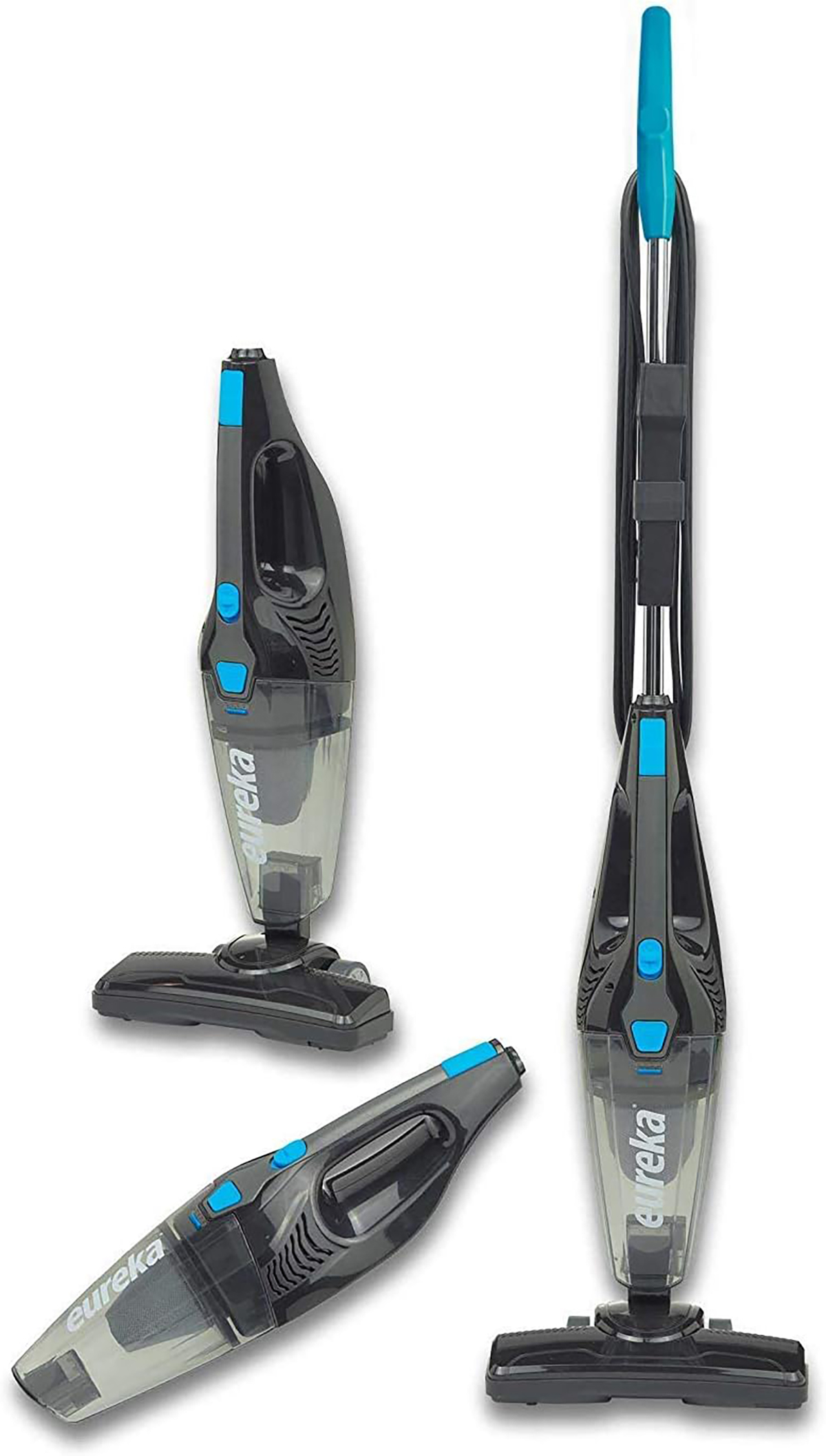 Eureka NES215A Blaze 3-in-1 Swivel Handheld &amp; Stick Vacuum Cleaner, Blue