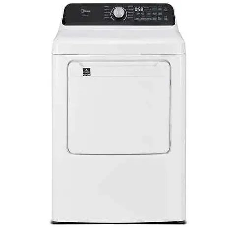 Midea 7 cu. ft. Smart Electric Tumble Dryer with Sensor Dry MLTG45N4BWW