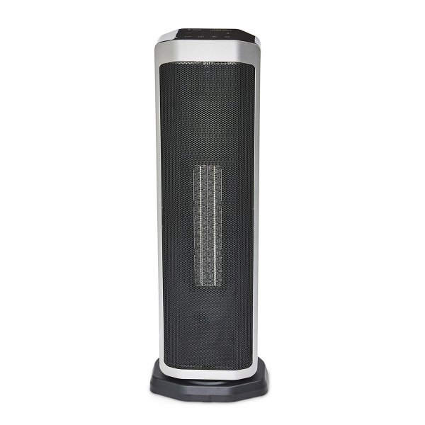Better Homes &amp; Gardens 23" Electric Ceramic Tower Heater, LED Display &amp; Remote Storage