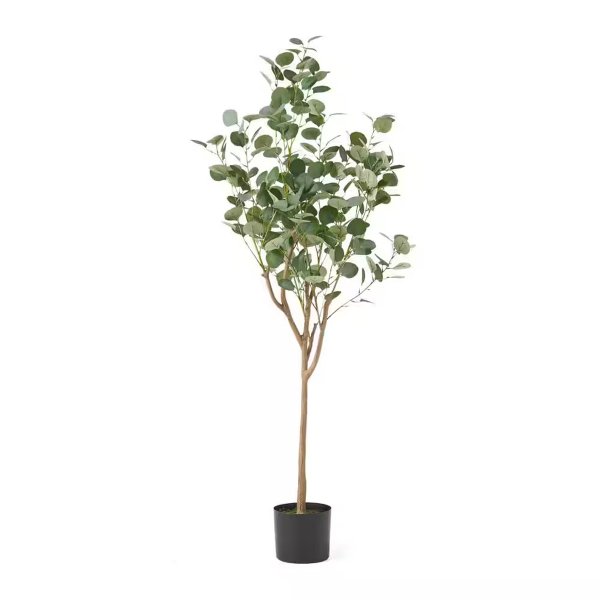 Artificial Eucalyptus Tree in Pot