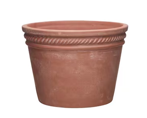 15 IN Clay Michelle Planter