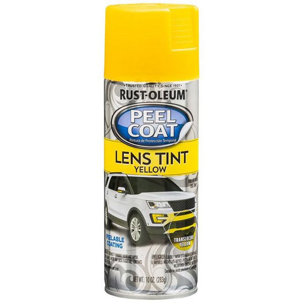 Rust-Oleum 340422 Peel Coat Spray Paint, Translucent Yellow , 10 Ounce, 128 Fl Oz