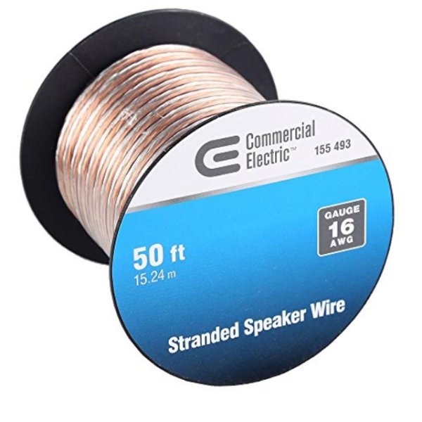 50 Ft. 16-gauge Stranded Speaker Wire-ce Tech-y280730