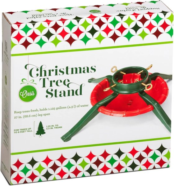 Oasis Steel Chiristmas Tree Stand for Trees up to 8 ft