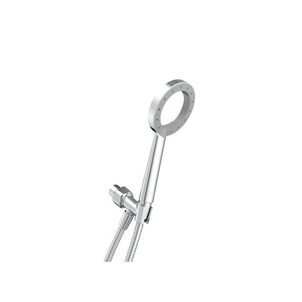 1-Spray Patterns with 1.8 GPM 4.5 in. Wall Mount Handheld Shower Head with Blade Spray Equiforce Technology in Chrome